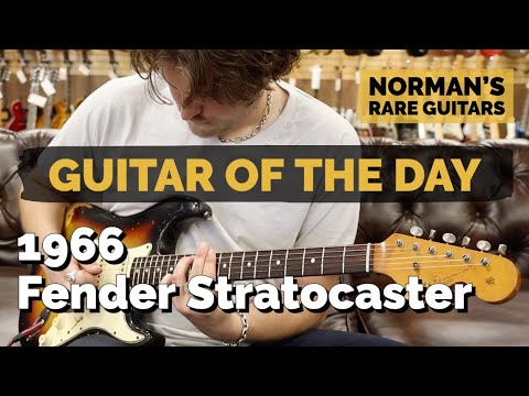 Guitar of the Day: 1966 Fender Stratocaster Sunburst | Norman's Rare Guitars