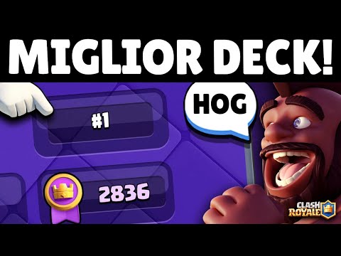 REAZIONE al DECK del PRIMO CLASSIFICATO! - Clash Royale