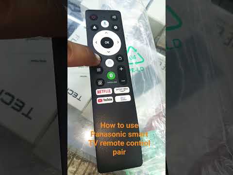 how to you Panasonic smart remote control pairing #led #tv #remote #electronic