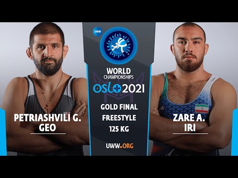 G. PETRIASHVILI (GEO) gegen A. ZARE (IRI) | FS 125 kg | GOLD