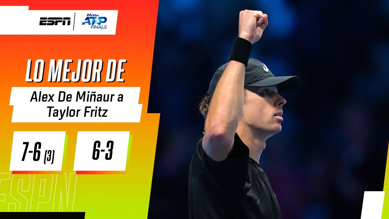 TRIUNFAZO, ALEX: DE MIÑAUR DERROTÓ A TAYLOR FRITZ EN SETS CORRIDOS Y SE ILUSIONA | RESUMEN