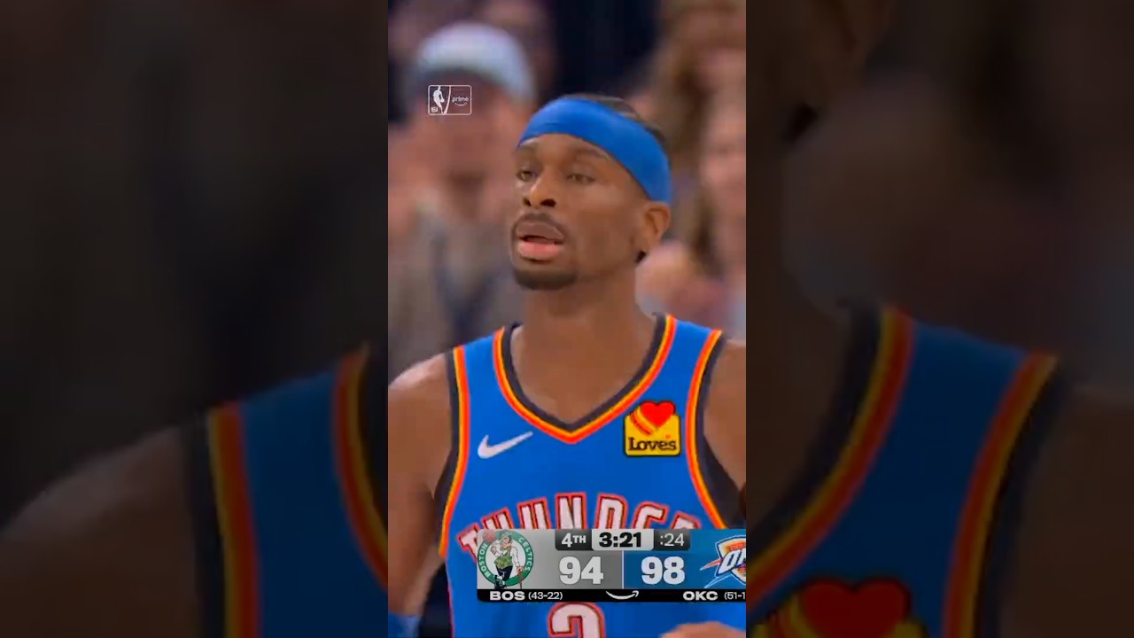 🏀3/13の選手ハイライト【セルティックス vs サンダー】🏀127試合連続20得点以上でNBA新記録！シェイ・ギルジャス・アレクサンダー選手🔥 #プライムビデオでNBA #NBAonPrime