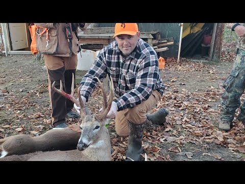 Big Buck Down!!! 3 Killshots!!! W.B. Hunt Club 11/27/21