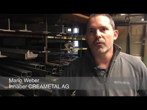 Kundenreferenz Richtmaschine CREA-WHEEL Hochuli Metallbau AG
