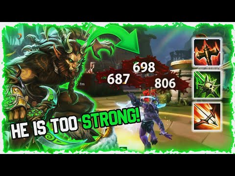 ADC Damage Cernunnos Is A Must Pick In Season 9 SMITE! Best Cernunnos Build (SMITE Gameplay)