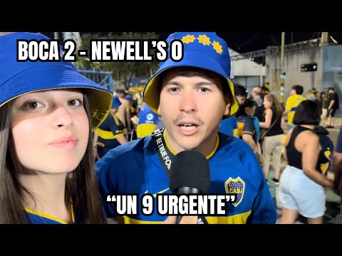 "AN URGENT NUMBER 9" | BOCA 2 - NEWELL'S 0 | Fan Reactions