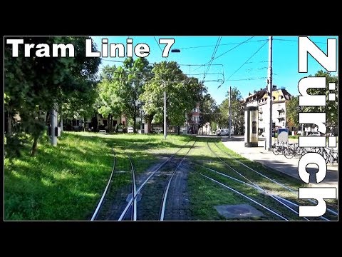 Zürich Tram Linie 7 / vom Zürich HB nach Zürich Stettbach, Stadt Zürich, Schweiz 2016