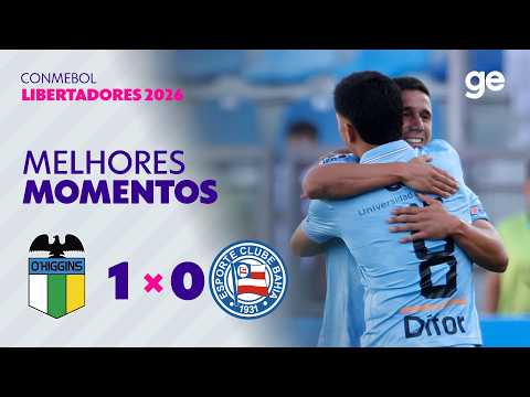 Gols e lances de O Higgins x Bahia