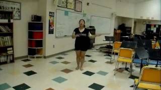 preview picture of video 'Marion Color Guard Clinic Tutorial Video 2 (2011)'
