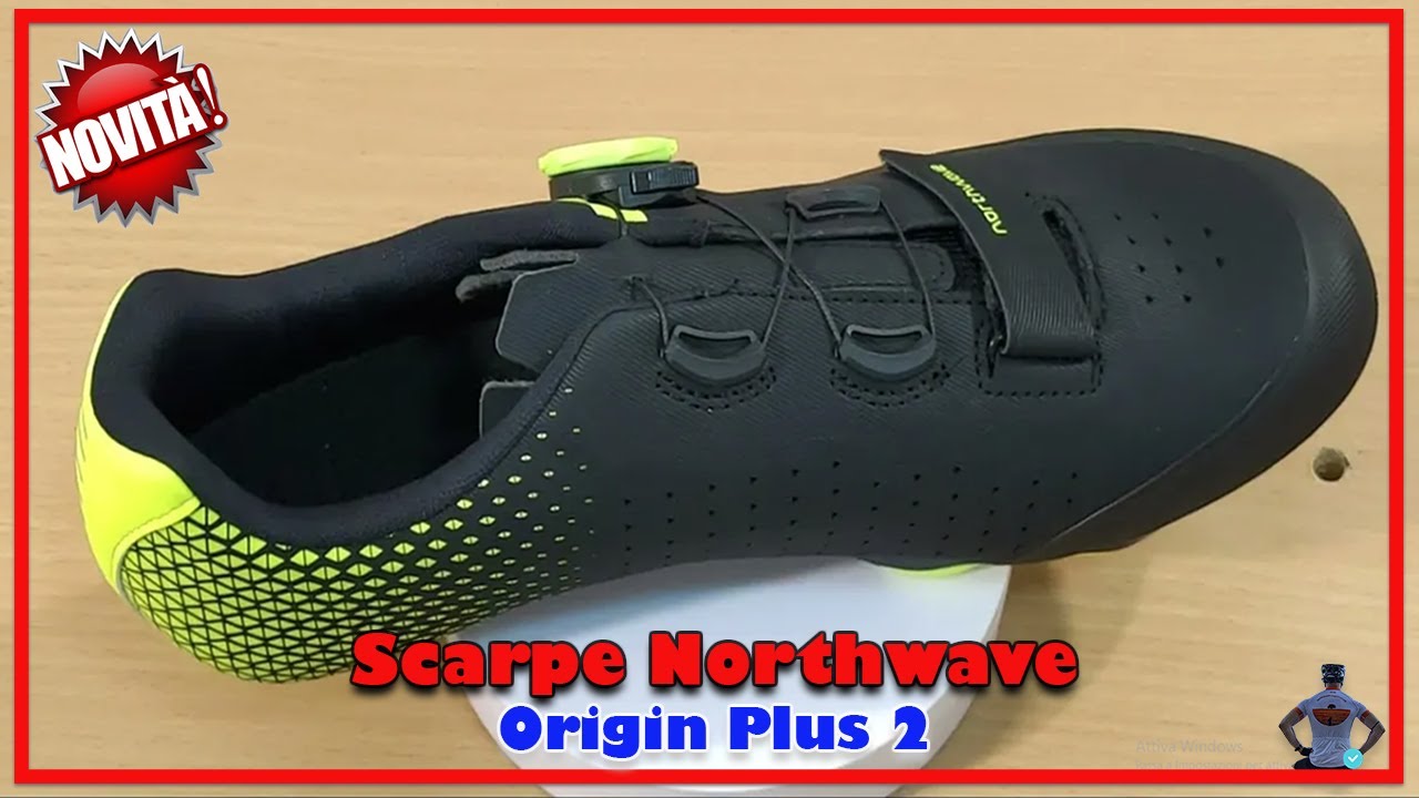Northwave Origin Plus 2 MTB nero giallo fluo #ilgravelbiker