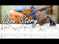 Love Story (Where Do I Begin?) - Fingerstyle Guitar | TAB