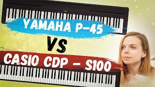 Video thumbnail for Casio CDP-S100 vs Yamaha P-45 by Pianoby - LIVE