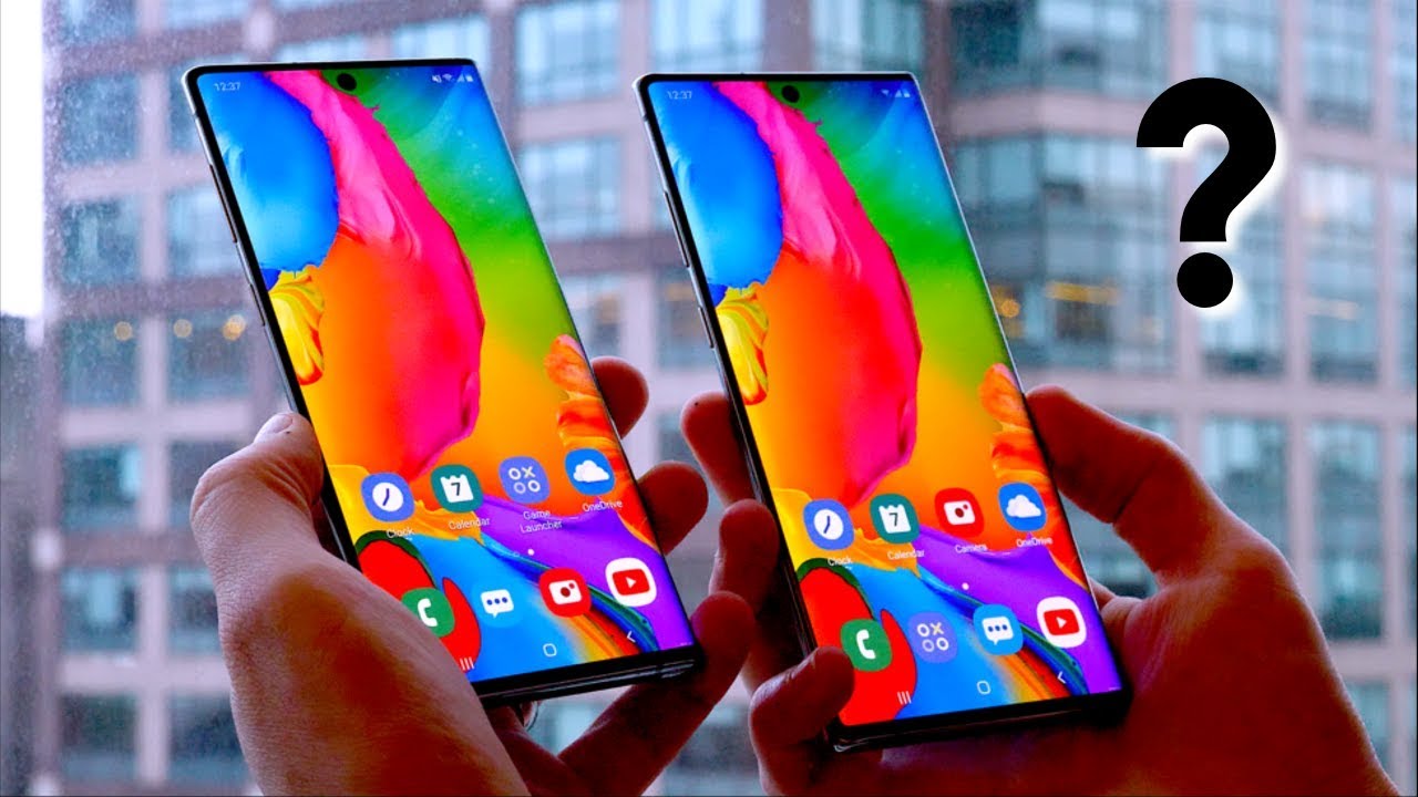 Samsung Galaxy Note 10 vs Note 10 Plus Hands-On Review! WHICH Should You Buy?