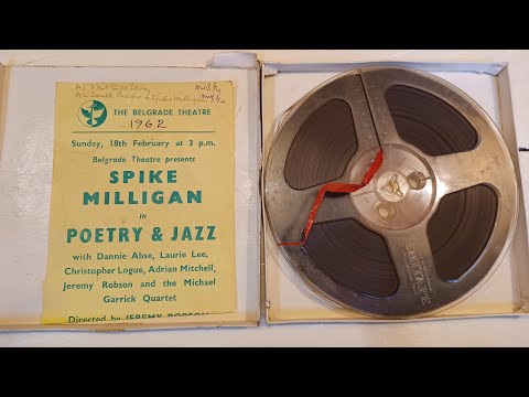 Spike Milligan 'Poetry & Jazz' Belgrade Theatre Coventry, February 1962 - rare and unique recording