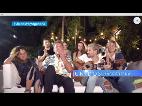 Ricardo Montaner, Camilo, Evaluna, Stefi Roitman, Mau y Ricky cantaron #UnidosPorArgentina
