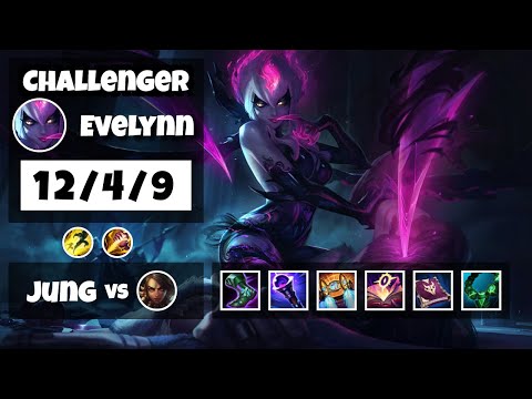 Evelynn s11 Jungle Challenger Replay (12/4/9) - NA