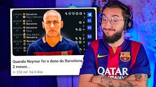 React: Quando o Neymar foi dono do Barcelona por 2 meses...