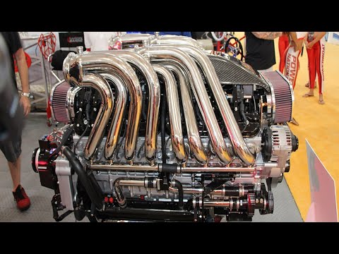 Extreme Big Engines Starting up and Sound