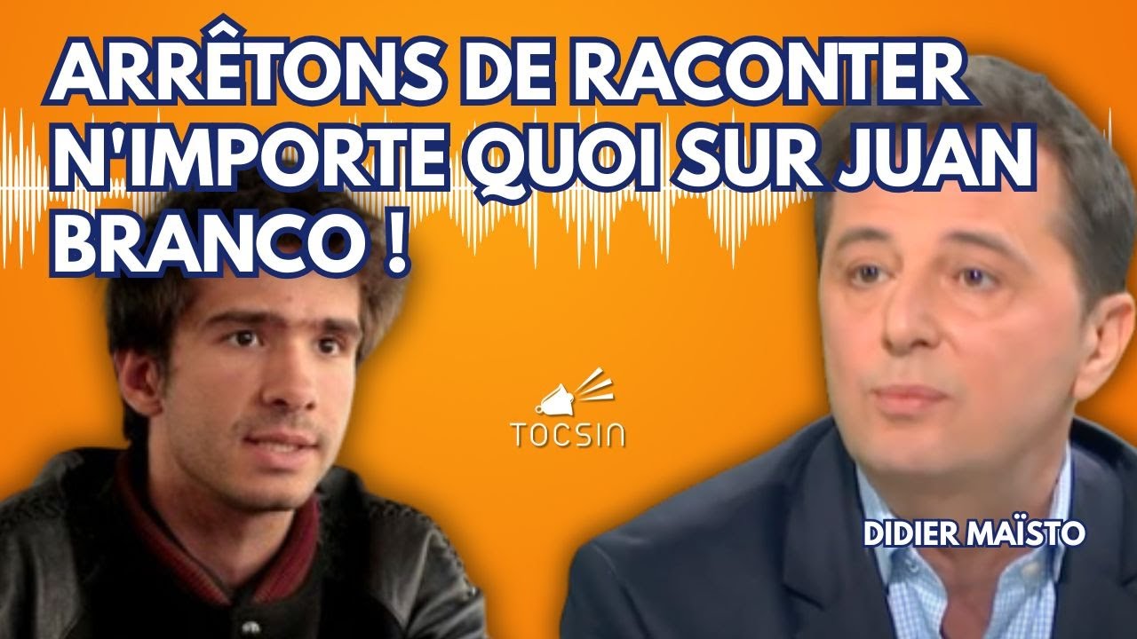 Juan Branco hospitalisé : Didier Maïsto rétablit les faits !