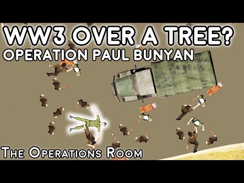 When WW3 Nearly Started over Cutting Down a Tree - Operation Paul Bunyan 1976 - Animated