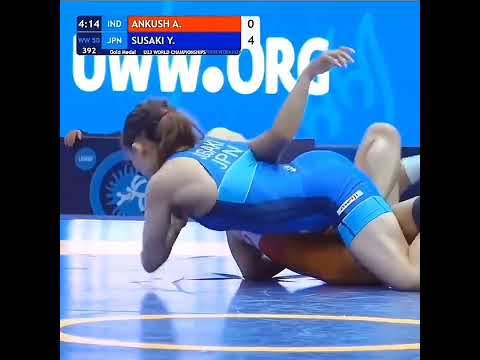 Undefeated Japanese wrestler who won the Olympics without a single point scored on her