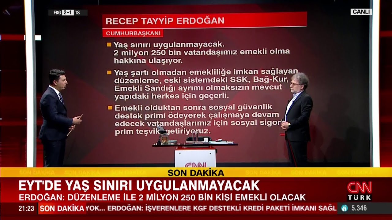 Müjde EYT'de Yaş Sınırı Yok! Tarafsız Bölge Programında Değerlendirdim