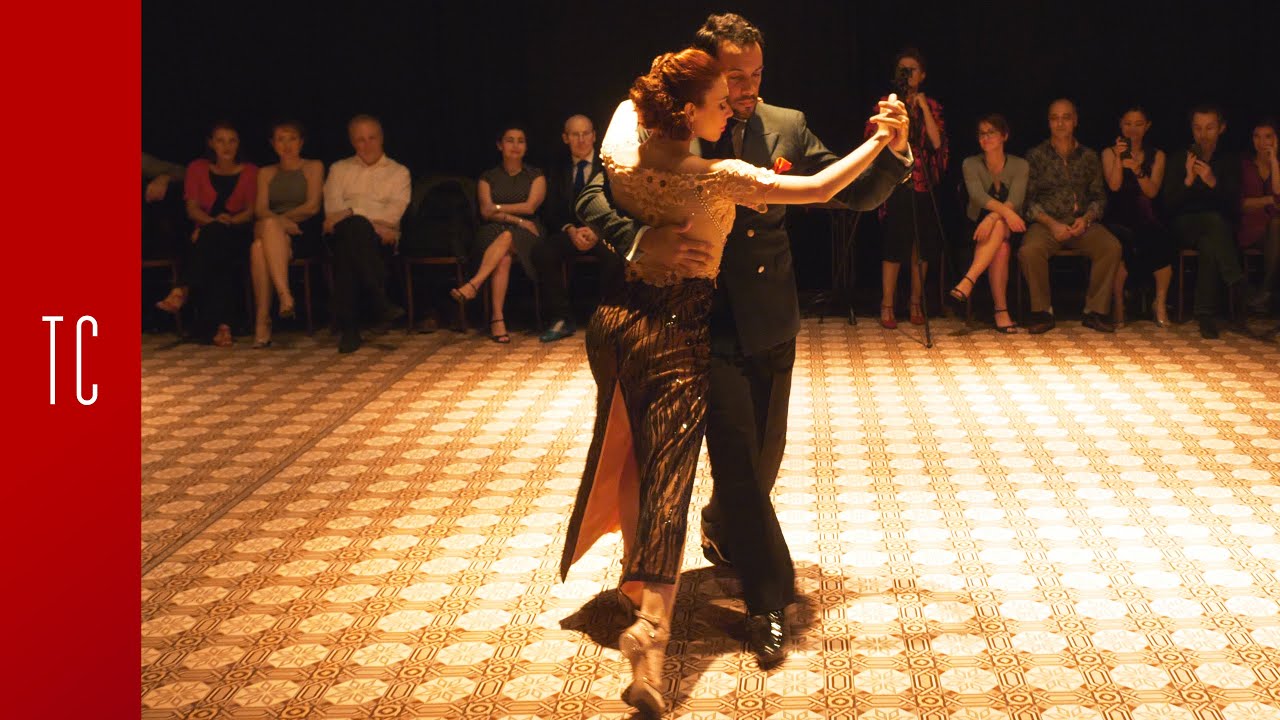 Tango: Laura D'Anna y Sebastián Acosta, 14/2/2019, Patio de Tango 1/4
