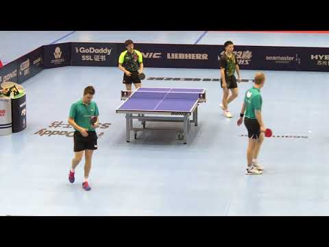 Fang Bo Zhou Yu - Filus Ruwen Walther Ricardo @ Austrian Open 22/09/17 (private video 1080p)