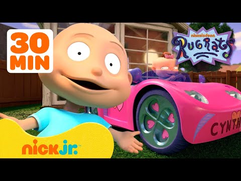 Rugrats Babies Drive Cars! w/ Tommy, Chuckie & Susie | 30 Minute Compilation | Nick Jr.