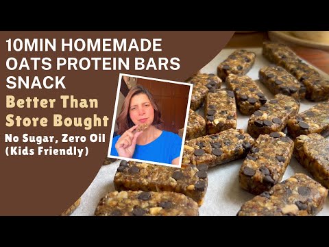 10Min Ready to Eat Snack Recipe | Oats Protein Bars | No Sugar, No Oil | Weight Loss Snack