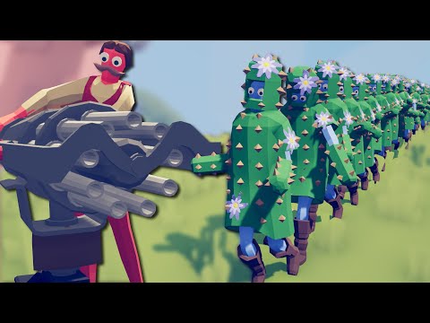 The Secret Gatling Gun Unit is TOO POWERFUL! (Totally Accurate Battle Simulator)