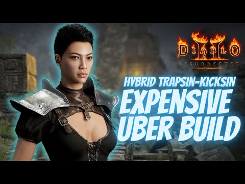 Hybrid TRAPSIN-KICKSIN can SOLO UBERS - Most EXPENSIVE UBER Run - Diablo 2 Resurrected on Console