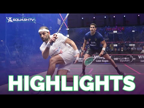 "To the Wire!" | Ibrahim v Mo. ElShorbagy | VITAGEN Singapore Squash Open 2023 | RD2 HIGHLIGHTS