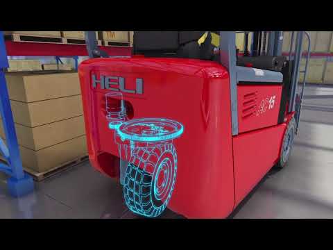 3 kolesni 48V viličar HELI serija G2/HELI electric 3 wheeler forklift