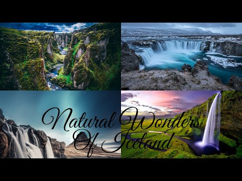 ICELAND Nature in 4K UHD - Relaxing Music for Stress Relief || Bird's Eye View with Calming Music