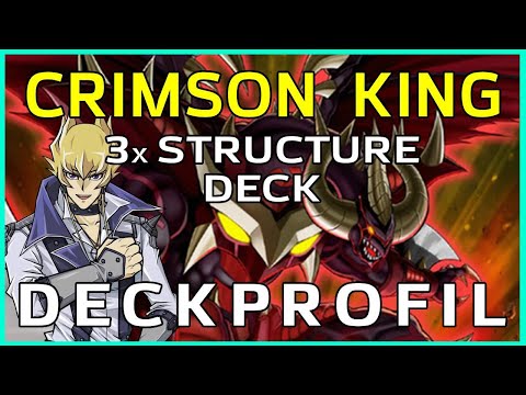 Rotdrachen Erzunterweltler Budget Deckprofil + Combo | Deutsch | 3x Crimson King Structure Deck