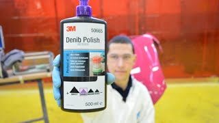 3M Denib Polish removing dirt inclusions