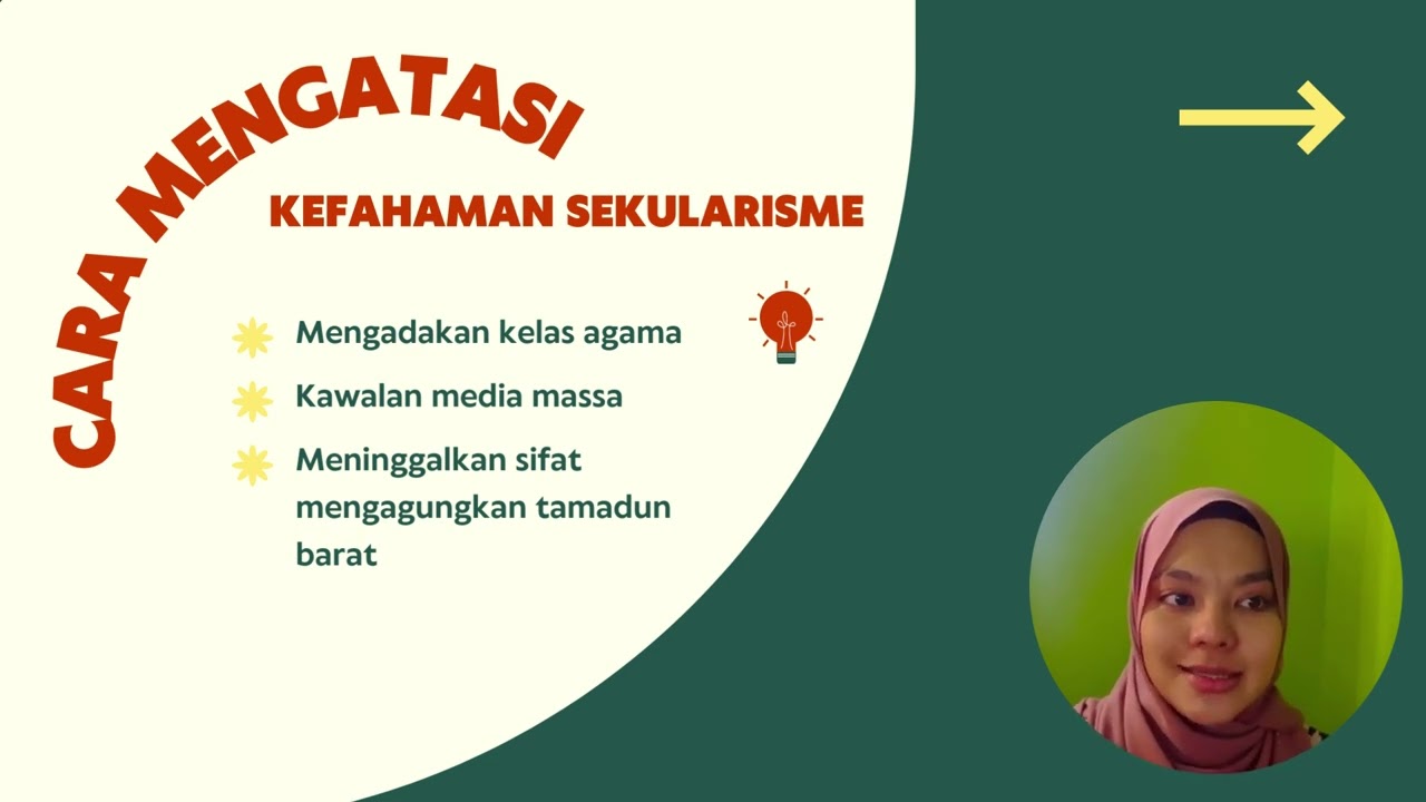 CTU552 ASSIGNMENT VIDEO PRESENTATION : SEKULARISME DALAM AGAMA DAN MASYARAKAT (NBF1A - KUMPULAN 1)