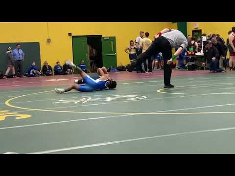 JV wrestling 120lb bronson vs. Harper creek