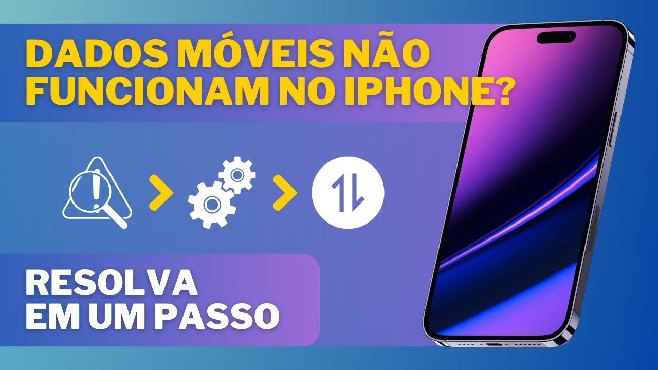 Dados móveis não funciona no iPhone
