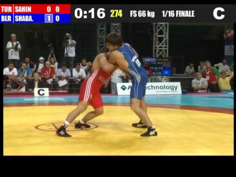 66kg - Ali Shabanov (BLR) vs Ramazan Sahin (TUR) 2011 world championship
