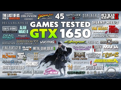 GTX 1650 in 2026 | 45 Games Tested!