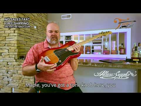 Alleva Coppolo KBP-4: RARE Birdseye Alder body, Maple Fingerboard