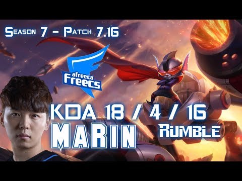 AFs MaRin RUMBLE vs MALPHITE Top - Patch 7.16 KR Ranked