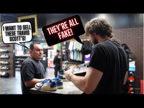 He Tried to Sell Me 4 FAKE Travis Scott Sneakers!