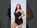 Black Spaghetti Strap Dress Plus Size