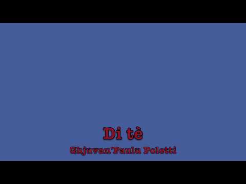 Di tè - Ghjuvan'Paulu Poletti