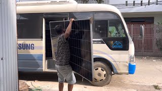 Combo used in Na Hang lake, independent without grid electricity