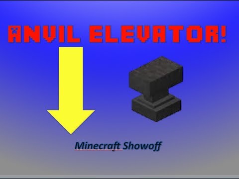 Anvil Elevator: Transport Anvils, with Style! || Minecraft Showoff