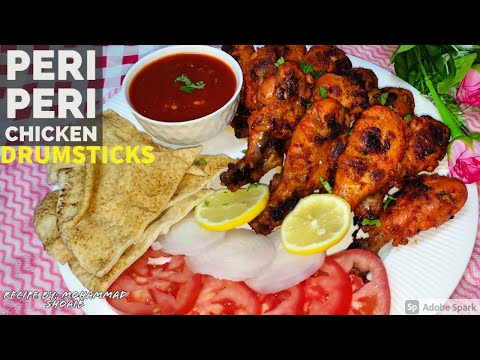 Peri Peri Grilled Chicken Recipe With Sauce | Chicken Peri Peri